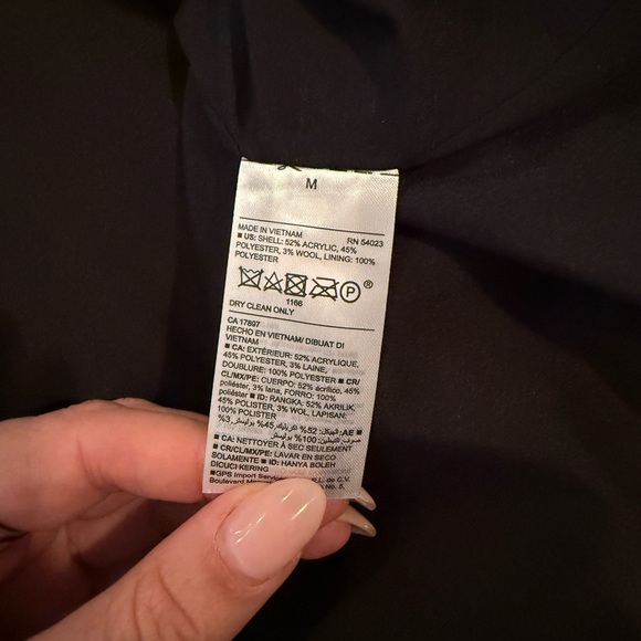 Old Navy Black Maternity Coat - Picture 7 of 9